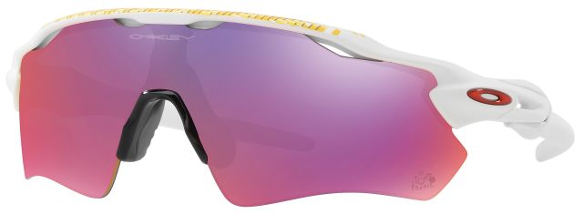 Radar EV Path in Matte White-Yellow / Prizm Road