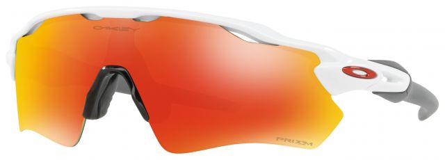 Radar EV Path in Polished White / Prizm Ruby Iridium