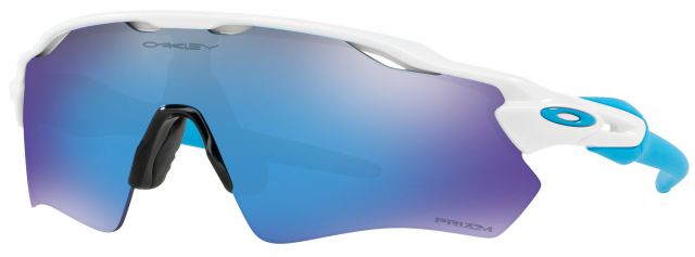 Radar EV Path in Polished White / Prizm Sapphire Iridium