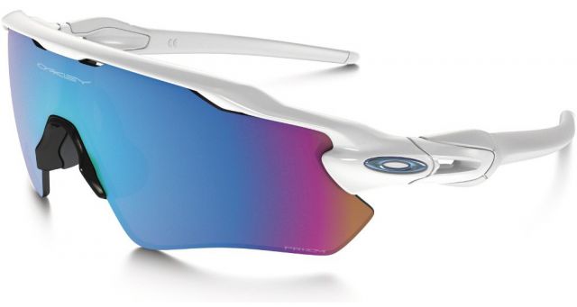 Radar EV Path in Polished White / Prizm Snow Sapphire Iridium