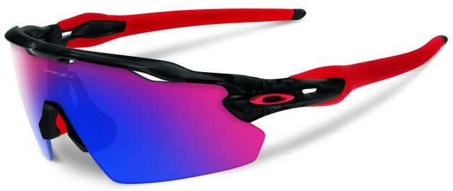 Radar EV Pitch in Matte Black Ink / +Red Iridium