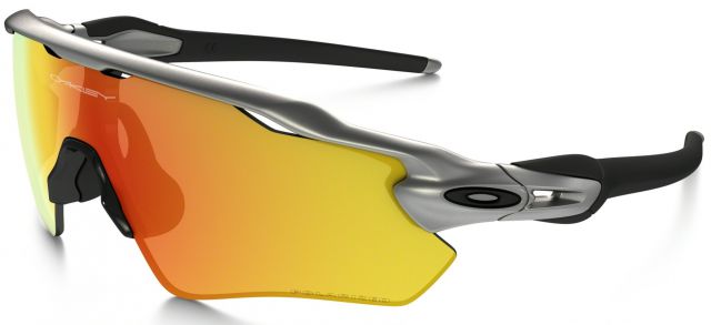 Radar EV XS in Silver / Fire Iridium Polarized