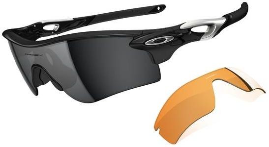 RadarLock Path in Polished Black / Black Iridium / Persimmon