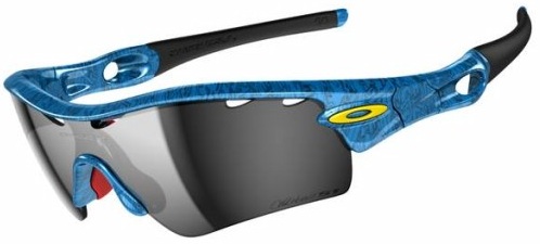 Radar Path (AF) in Blue/Black Ghost Text (Vented) / Slate Iridium