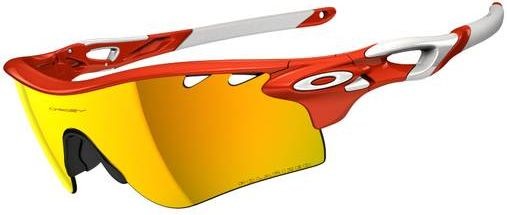 RadarLock Path (AF) in Blood Orange (Vented) / Fire Iridium Polarized