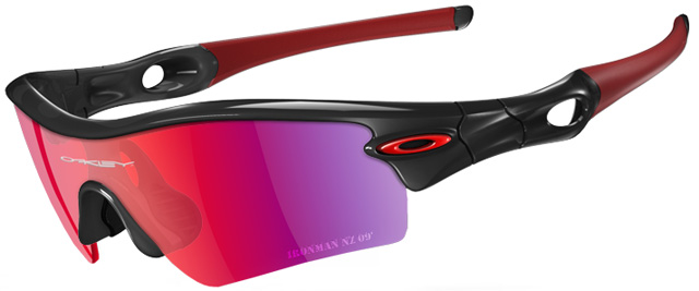 Radar Path in Polished Black / +Red Iridium