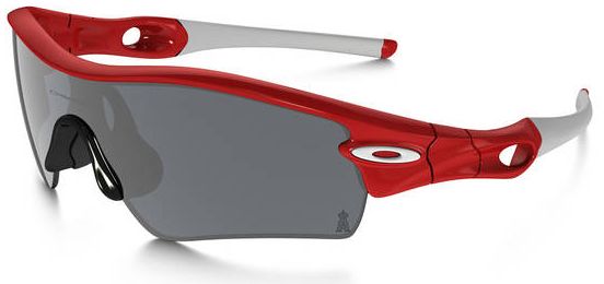 Radar Path in Polished Red - Angels / Black Iridium
