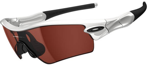 Radar Path in Polished White / VR28 Black Iridium
