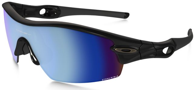 Radar Pitch in Polished Black / Prizm Deep Water Polarized