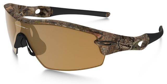 Radar Pitch in Woodland Camo / Bronze Polarized