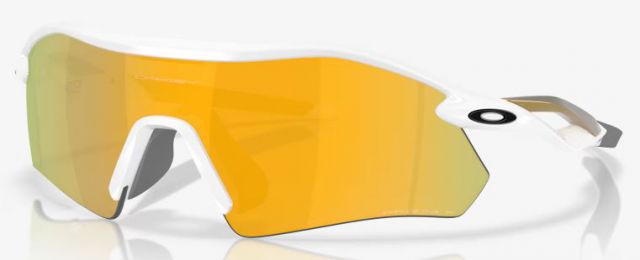 Radar Plate in Polished White / Prizm 24k Polarized
