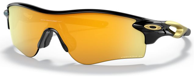 RadarLock Path (AF) in Polished Black w/Gold / Prizm 24K Gold Iridium Polarized