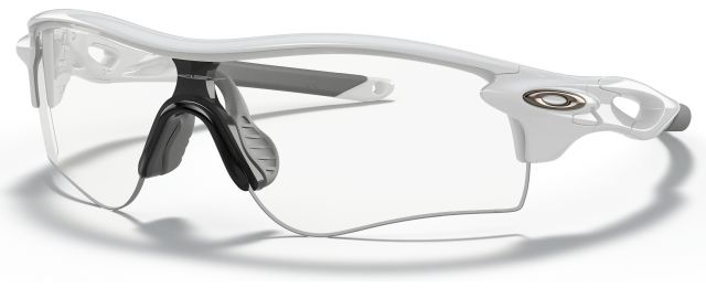 RadarLock Path (AF) in Polished White / Clear