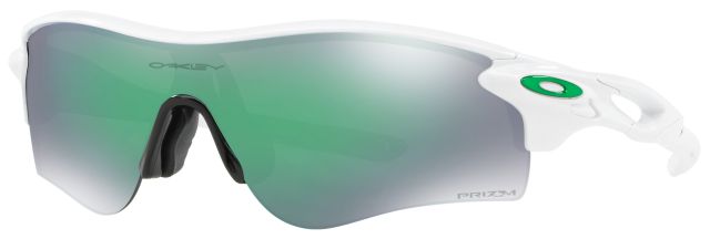 RadarLock Path (AF) in Polished White / Prizm Jade Iridium