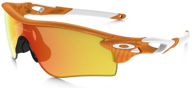RadarLock Path in Fingerprint Atomic Orange w/Black Iridium / Fire Iridium