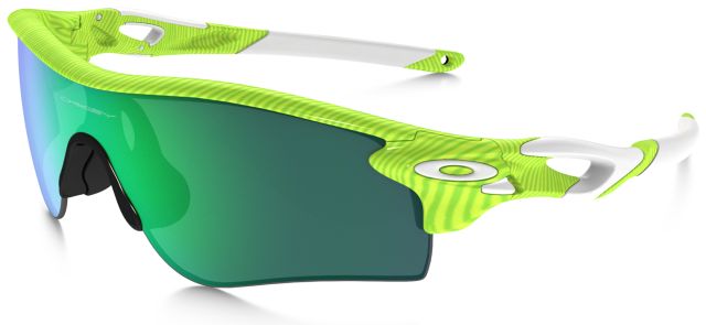 RadarLock Path in Fingerprint Retina Burn w/Black Iridium Polarized / Jade Iridium