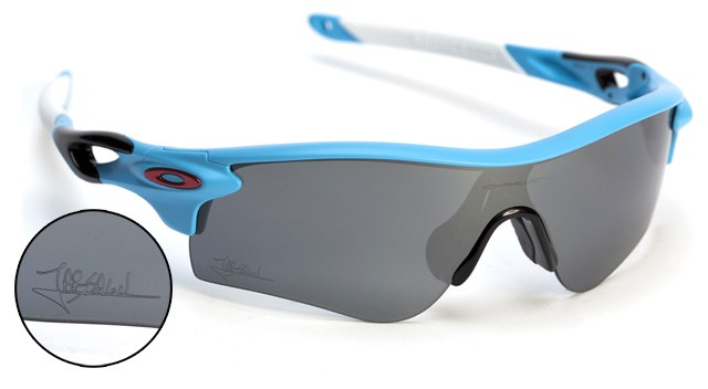 RadarLock Path in Glacier Blue / Black Iridium Polarized