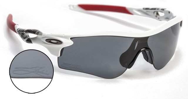 RadarLock Path in Matte White / Grey Polarized