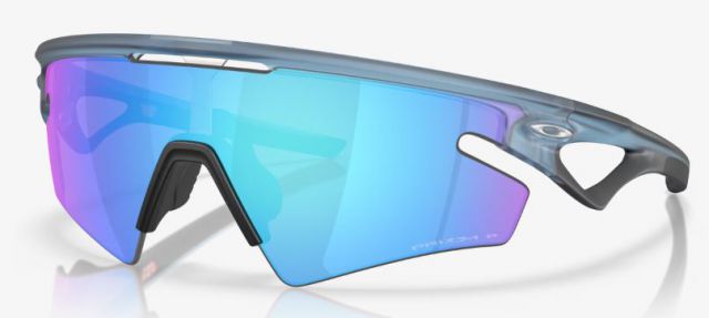 Sphaera Slash in Matte Transparent Stonewash / Prizm Sapphire Iridium Polarized