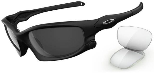 Split Jacket (AF) in Matte Black w/Clear / Black Iridium