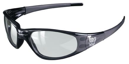 Straight Jacket in Black with Grey Flames / Clear