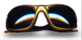 Straight Jacket in Electric Mustard / Black Iridium