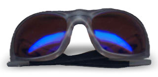 Straight Jacket in Matte Clear / Blue Iridium