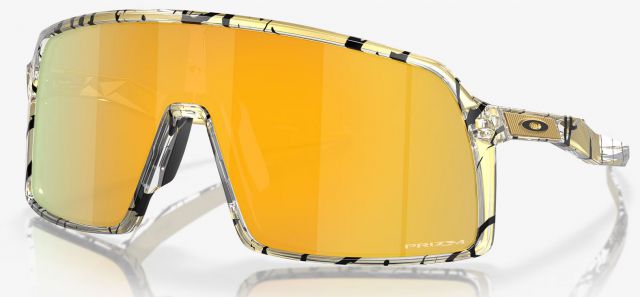 Sutro in Gold Glass Black Splatter / Prizm 24k