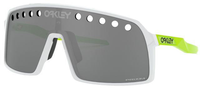Sutro in Polished White-Neon Yellow (Vented) / Prizm Black Iridium