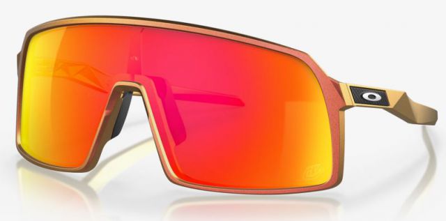 Sutro in Troy Lee Designs Red Gold Shift / Prizm Ruby Iridium