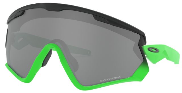 Wind Jacket 2.0 in Matte Black Fade Green / Prizm Black Iridium
