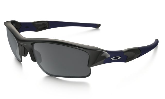 Flak Jacket XLJ in Polished Black / Black Iridium