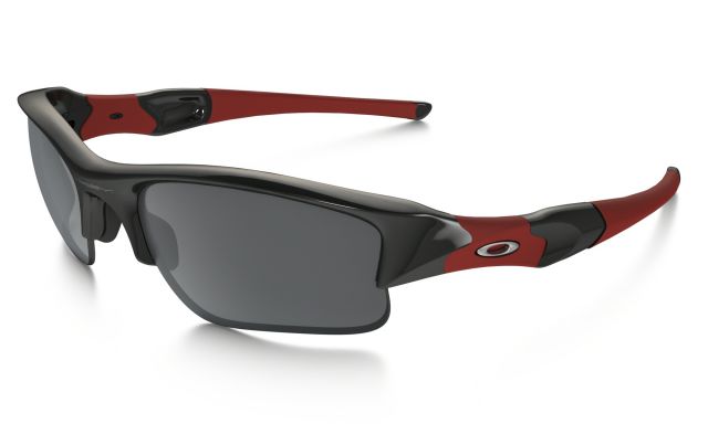 Flak Jacket XLJ in Polished Black / Black Iridium