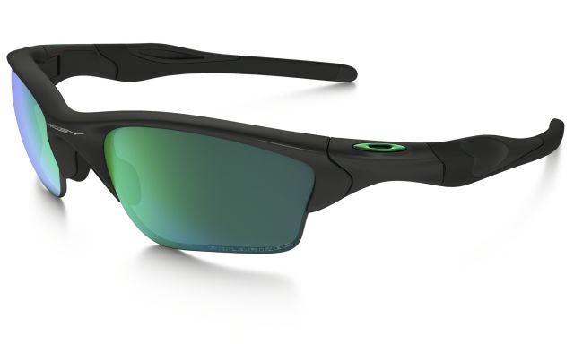 Half Jacket 2.0 XL in Matte Black / Jade Iridium Polarized