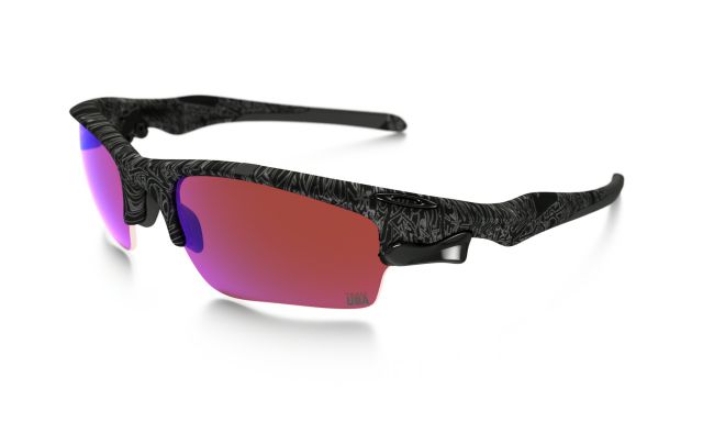 Fast Jacket XL in Polished Black w/Silver Ghost Text / G30 Iridium Polarized