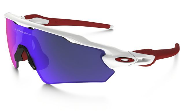 Radar EV Path in Polished White / +Red Iridium
