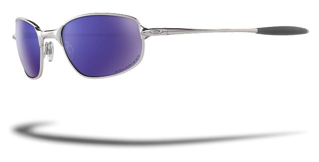 Big Square Wire in Chrome / Ice Iridium Polarized