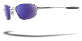 Big Square Wire in Pewter / Ice Iridium Polarized