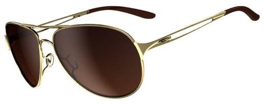 Caveat in Polished Gold / Dark Brown Gradient