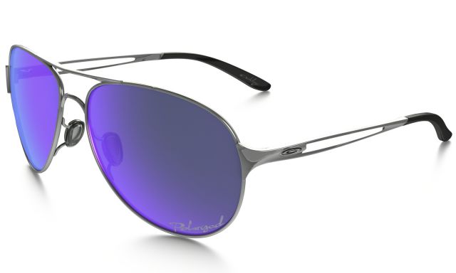 Caveat in Polished Chrome / Violet Iridium Polarized