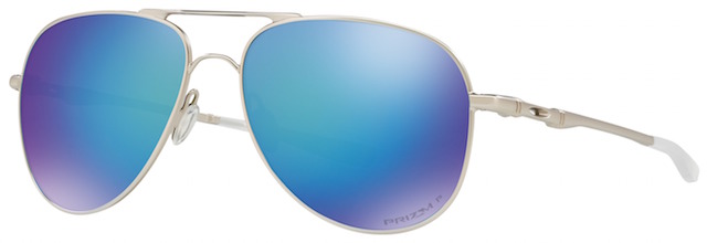 Elmont L in Satin Chrome / Prizm Sapphire Iridium Polarized