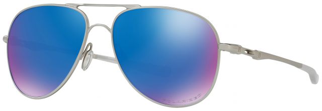 Elmont L in Satin Chrome / Sapphire Iridium Polarized