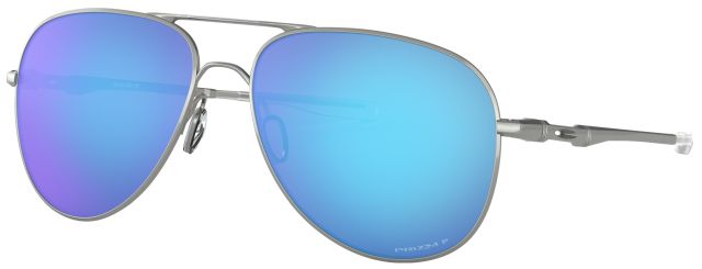Elmont M in Satin Chrome / Prizm Sapphire Iridium Polarized