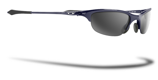 Half Wire in Blue / Black Iridium