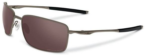 New Square Wire II in Titanium Brushed Chrome / OO Black Iridium Polarized