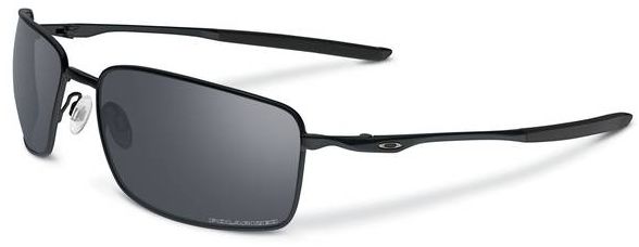 New Square Wire II in Matte Black / Black Iridium Polarized