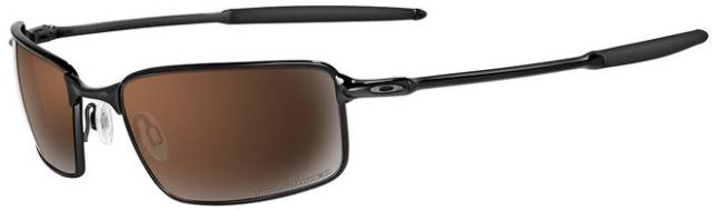 New Square Wire in Titanium Polished Black / VR28 Black Iridium Polarized