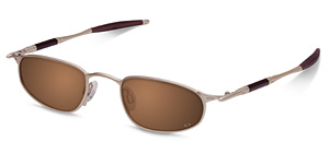 OO A in Platinum / Leather Gold Iridium