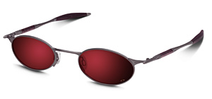 OO E in Pewter / OO Red Iridium