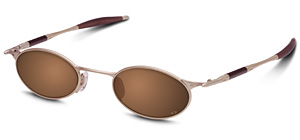 OO E in Platinum / Leather Gold Iridium